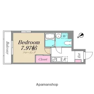 NEW WISTERIA 浮間【3階】の間取り