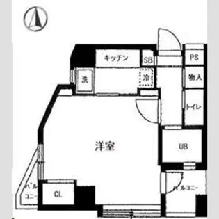 スカイコート高田馬場第2【6階】の間取り