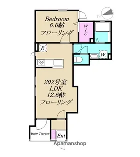 グレース戸越【2階】の間取り