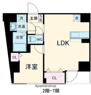 東麻布 平成レジデンス【4階】の間取り