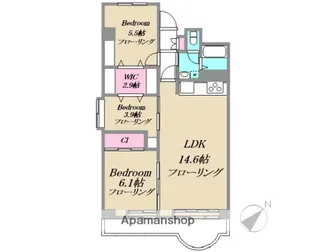 浦和白幡東高層住宅1号棟【11階】の間取り