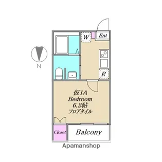 アーバンリーフ小岩【1A号室】の間取り