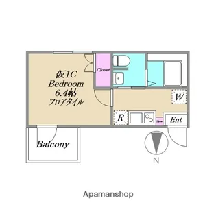 アーバンリーフ小岩【1C号室】の間取り