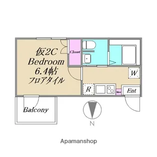 アーバンリーフ小岩【2C号室】の間取り