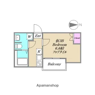 アーバンリーフ小岩【3B号室】の間取り