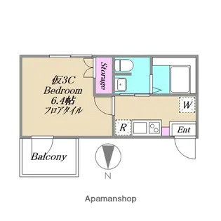 アーバンリーフ小岩【3C号室】の間取り
