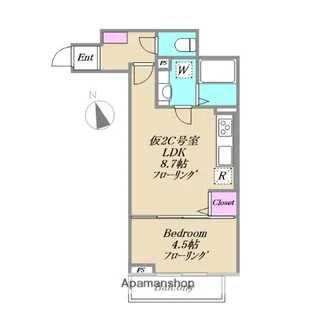 仮称)XEVO西荻窪【2C号室】の間取り