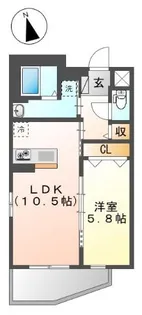 CHIGURA湯島 ーチグラユシマー【4階】の間取り