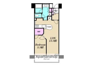 グローリオ品川シーサイド【602号室】の間取り