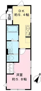 ルガロ西麻布【102号室号室】の間取り