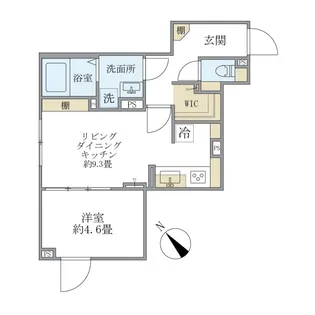 EXAM AKASAKA【1階】の間取り