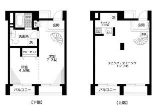 コート向ヶ丘【5階】の間取り