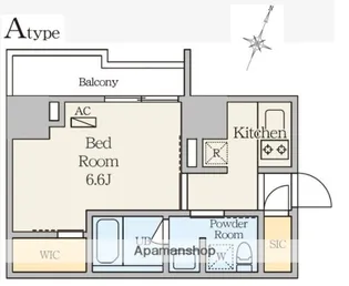 東京都渋谷区宇田川町【マンション】の間取り