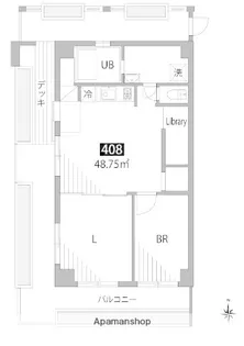 グランヒルズ西新宿 (旧メイゾン・ビタフェイス)【4階】の間取り