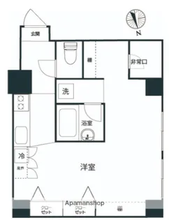 カテリーナ御苑【5階】の間取り