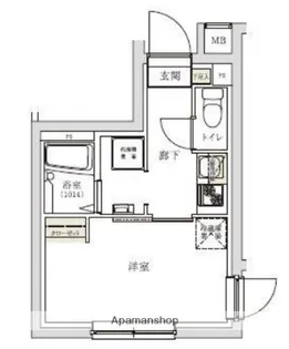 東京都新宿区新宿5丁目【マンション】の間取り