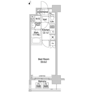 東京都港区芝4丁目【マンション】の間取り