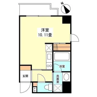 東京都港区西新橋1丁目【マンション】の間取り