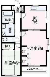ロイヤルヒルズ徳丸Ⅰ【202号室】の間取り