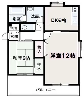 ロイヤルヒルズ徳丸Ⅲ【202号室】の間取り