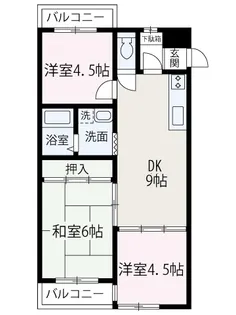 ルミエール西高島平【209号室】の間取り