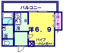 コンフォルト【207号室】の間取り