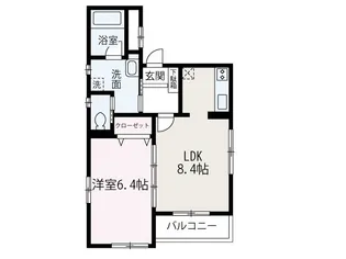 レジーナ【201号室】の間取り