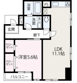 ステラハウス成増【103号室】の間取り