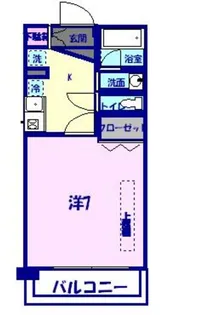 モンテレーヴ【103号室】の間取り