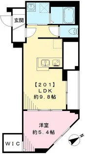 メゾンロジィエ【2階】の間取り