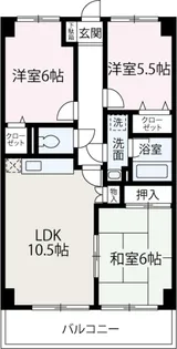 ル・クール(和光)【407号室】の間取り