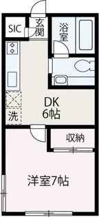 イクシード上石神井【105号室】の間取り