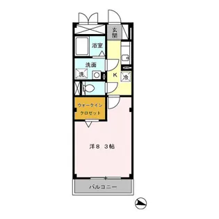 ハイムベルニナ【3階】の間取り