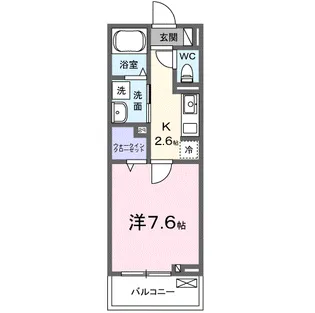 浜崎4丁目アパート【2階】の間取り