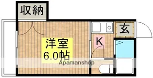 リヴェール片平【2階】の間取り