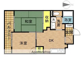 ウィンド赤羽【3階】の間取り