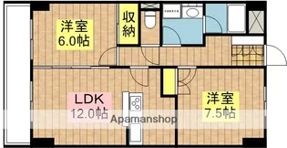 プレステージュミネギシ【4階】の間取り