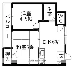 アダマス【8階】の間取り