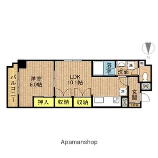 グリーンハイム赤羽【2階】の間取り