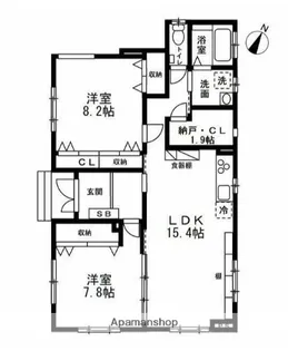 リフージョ一刻【1階】の間取り