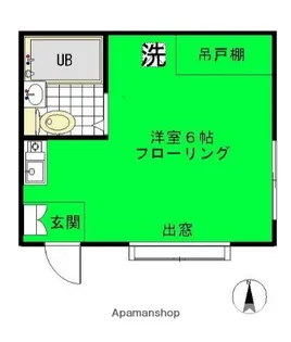 小宅コーポ【1階】の間取り
