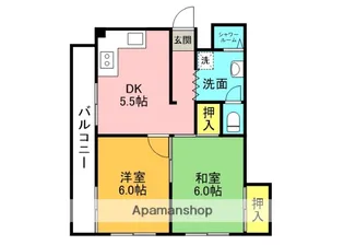 マンション王子【4階】の間取り