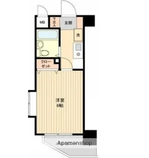 クラッセ国際コーポ池袋【1階】の間取り
