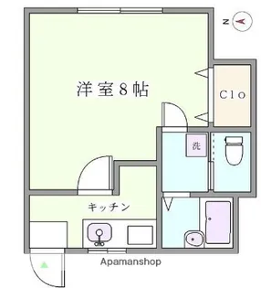 ドエル西【1階】の間取り