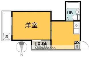 シーガルハイツ中台【1階】の間取り