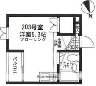 赤羽ツゥーツゥー【2階】の間取り