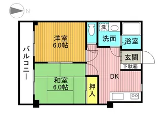 アイリスセゾン北綾瀬【4階】の間取り