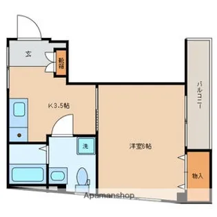 コーポヒロアネックス【1階】の間取り