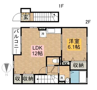 パークヒルズ【2階】の間取り