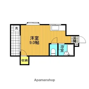 ハイツウエストヒル【3階】の間取り